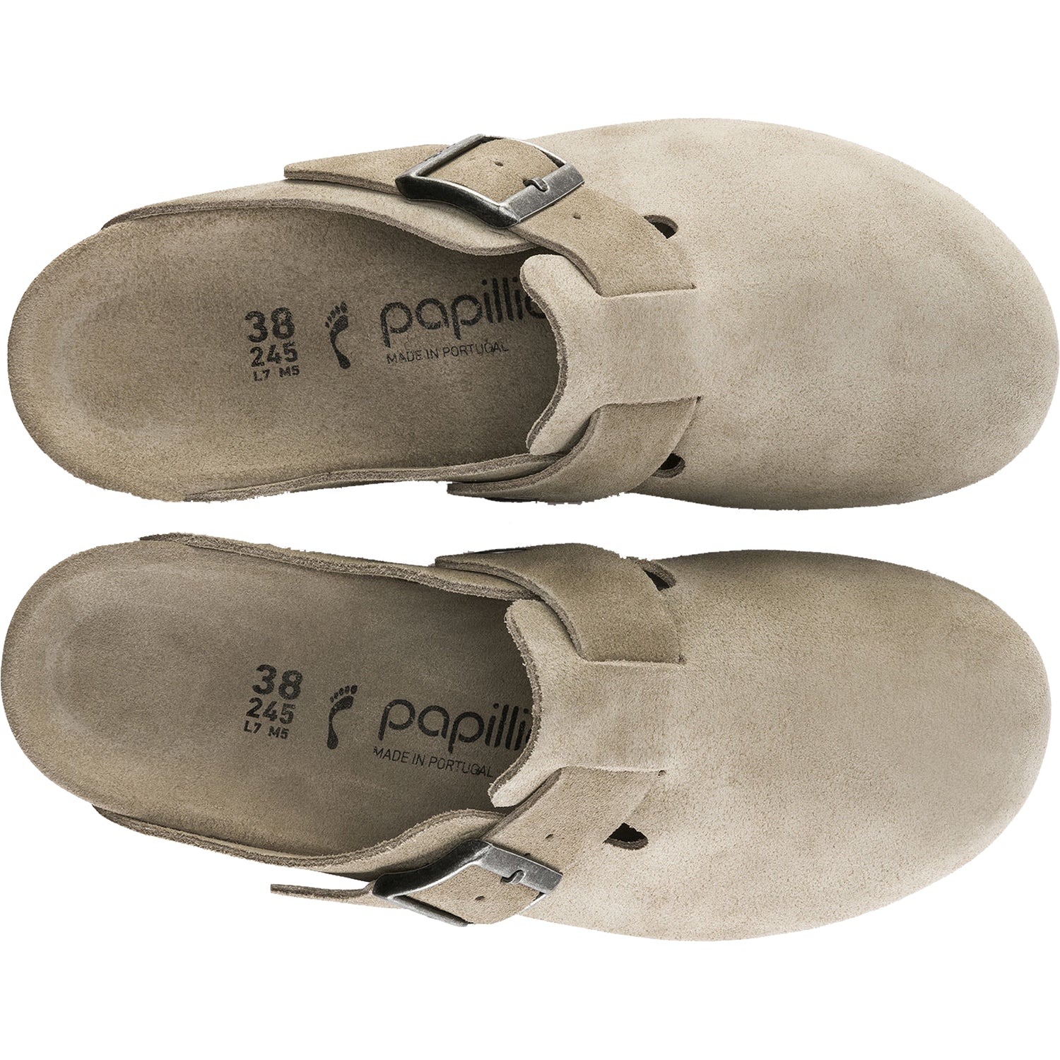 Women's Birkenstock Papillio Fanny Taupe Suede