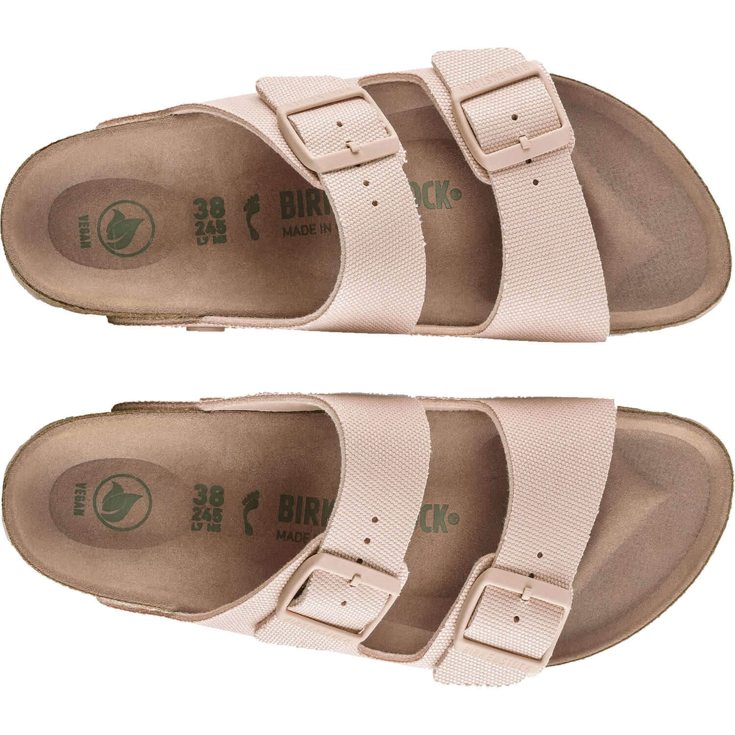 Women's Birkenstock Arizona Vegan Soft Pink Canvas