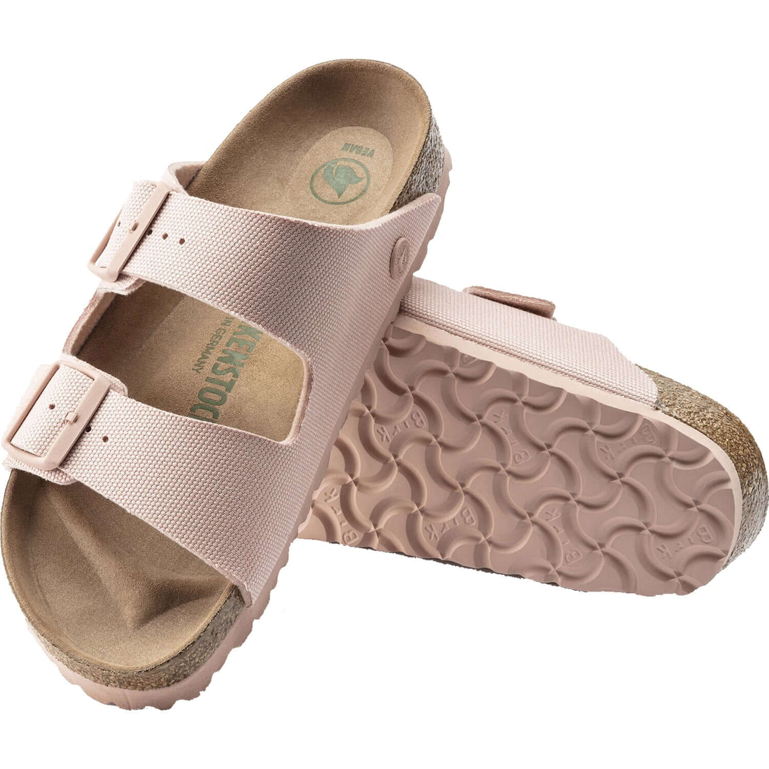 Women's Birkenstock Arizona Vegan Soft Pink Canvas