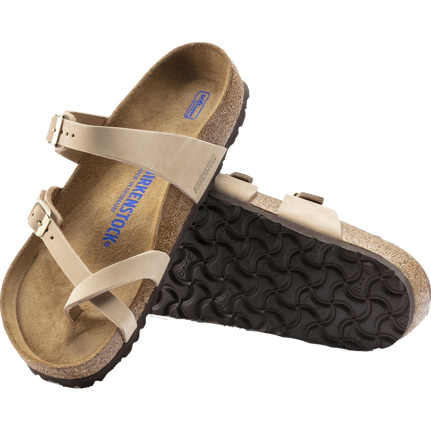 Women's Birkenstock Mayari Soft Footbed Sandcastle Nubuck