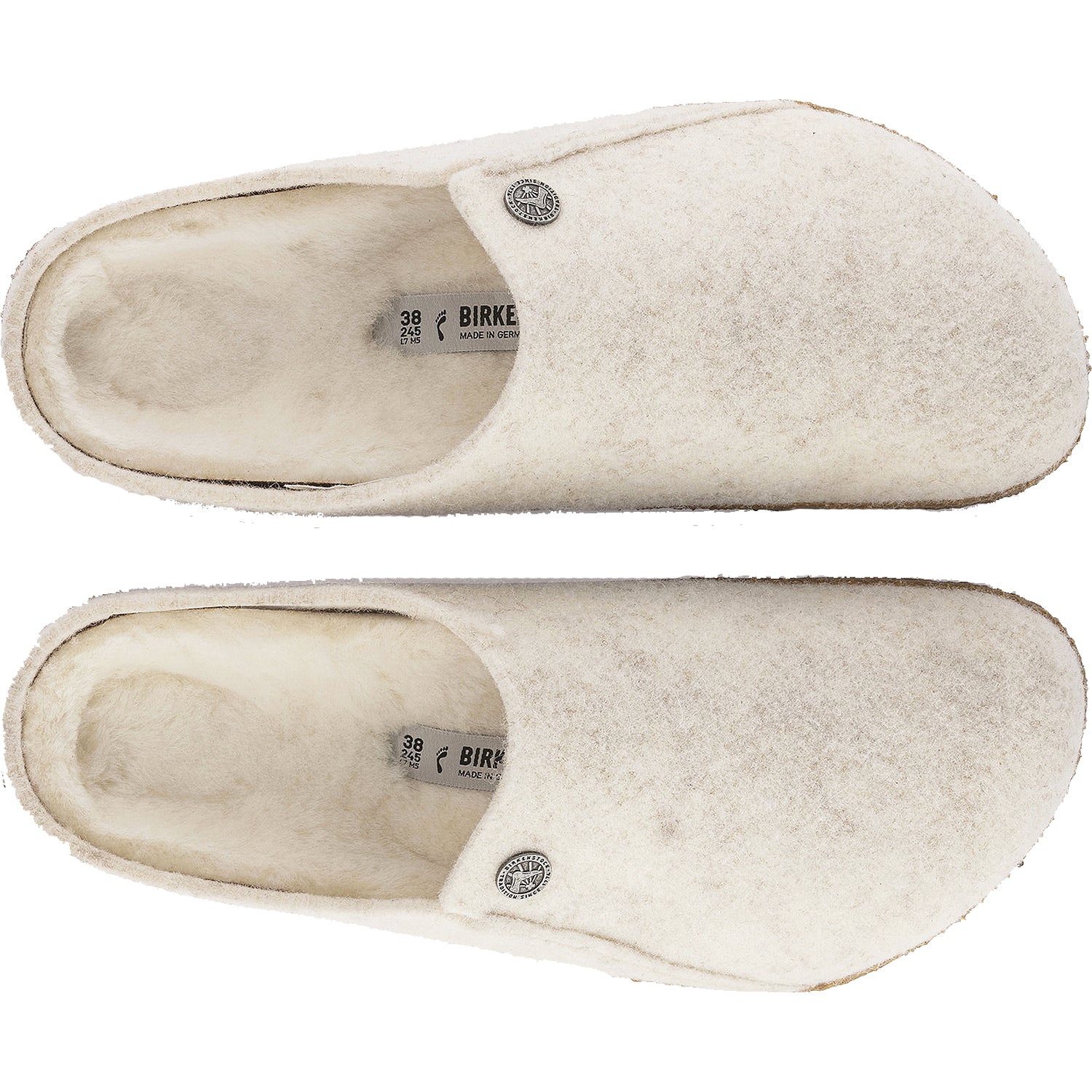 Women's Birkenstock Zermatt Shearling Ecru Wool