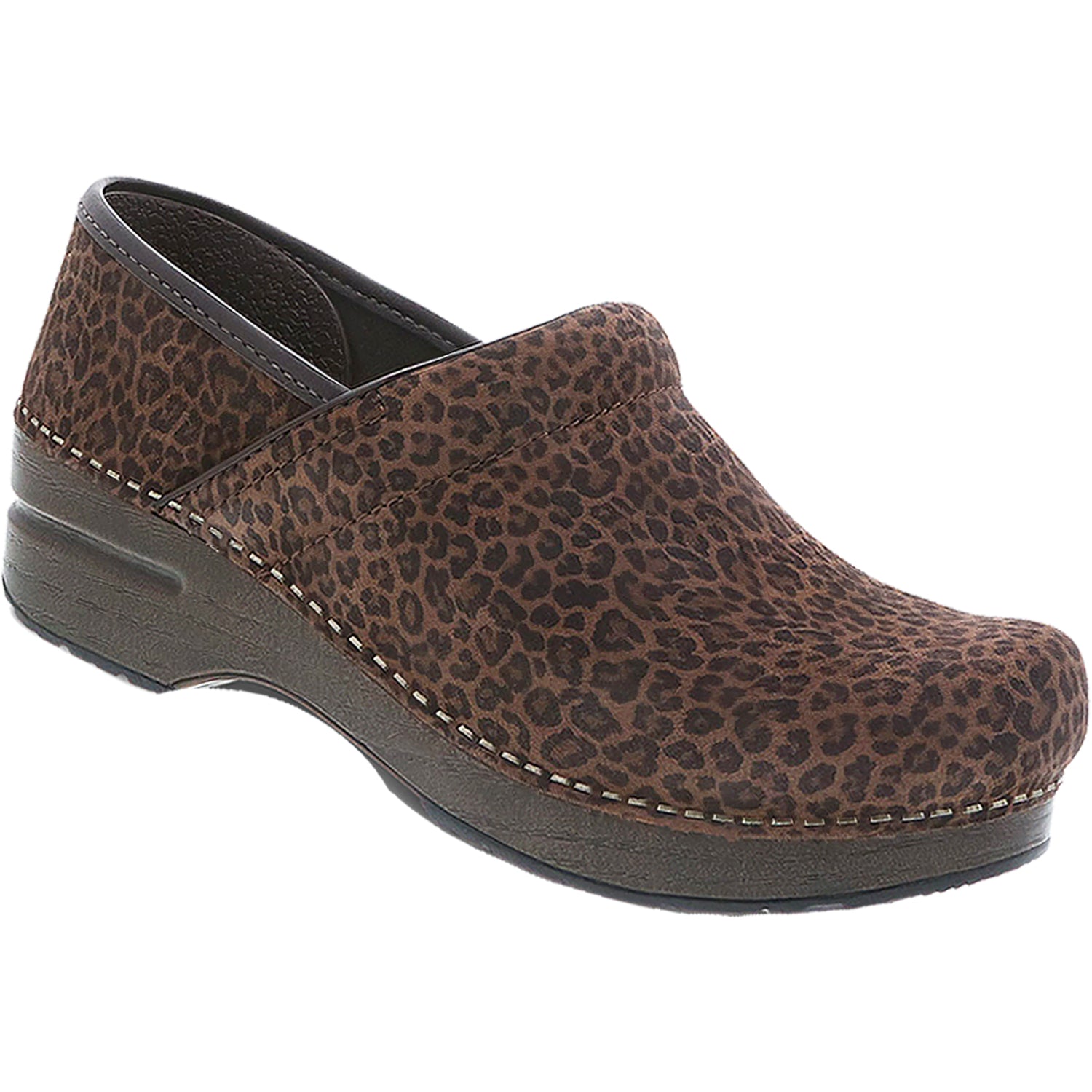 Women's Dansko Professional Mini Leopard Suede