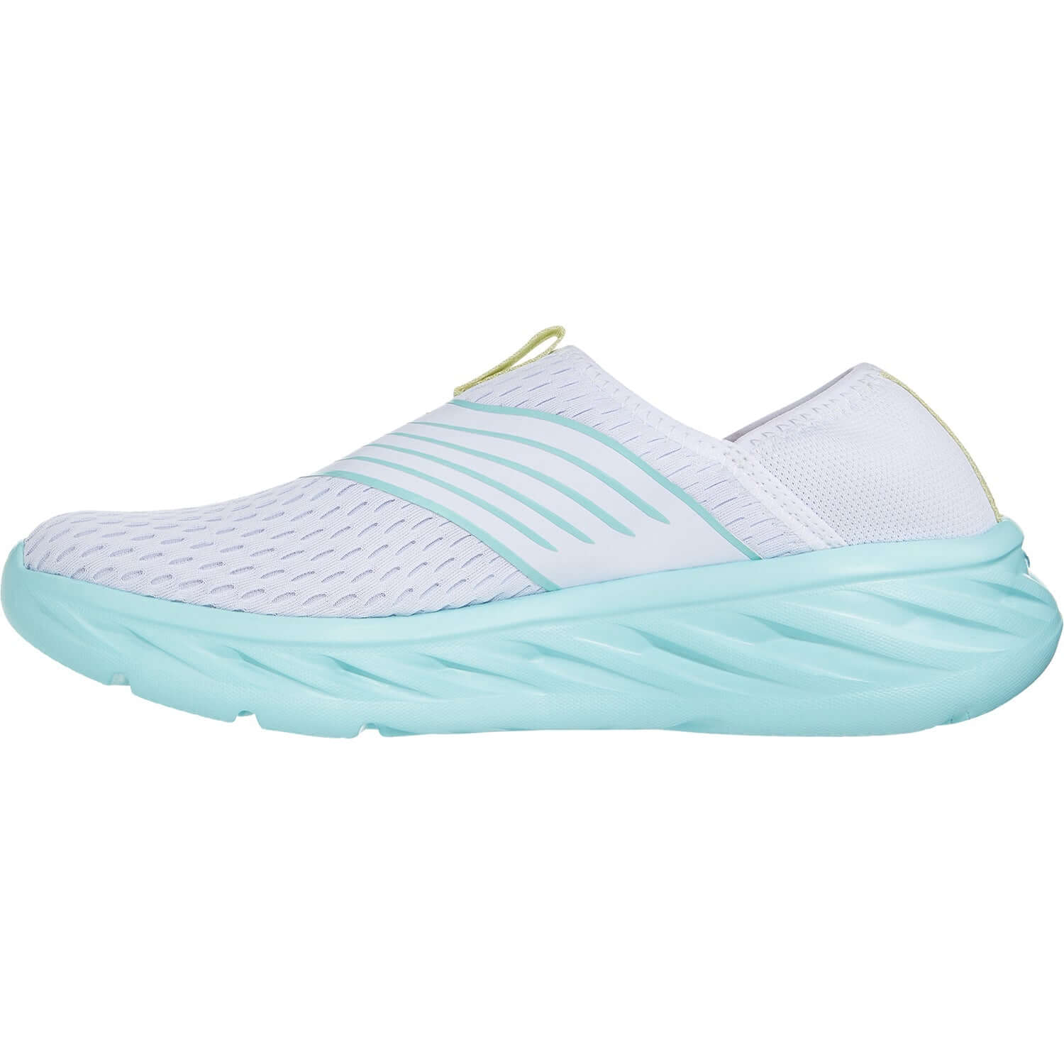 Women's Hoka One One Ora Recovery Shoe White/Blue Tint Mesh