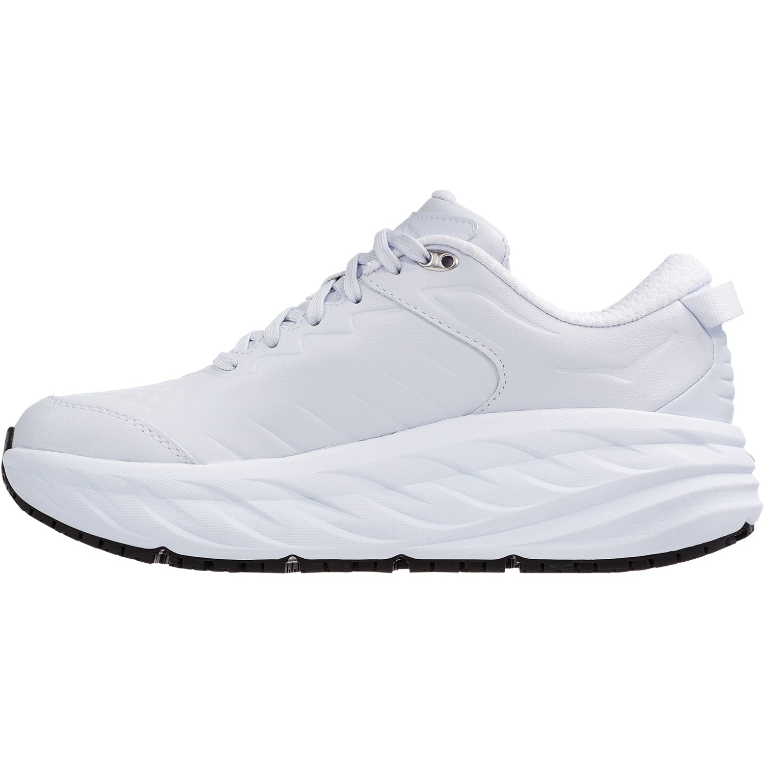 Women's Hoka Bondi SR White Leather