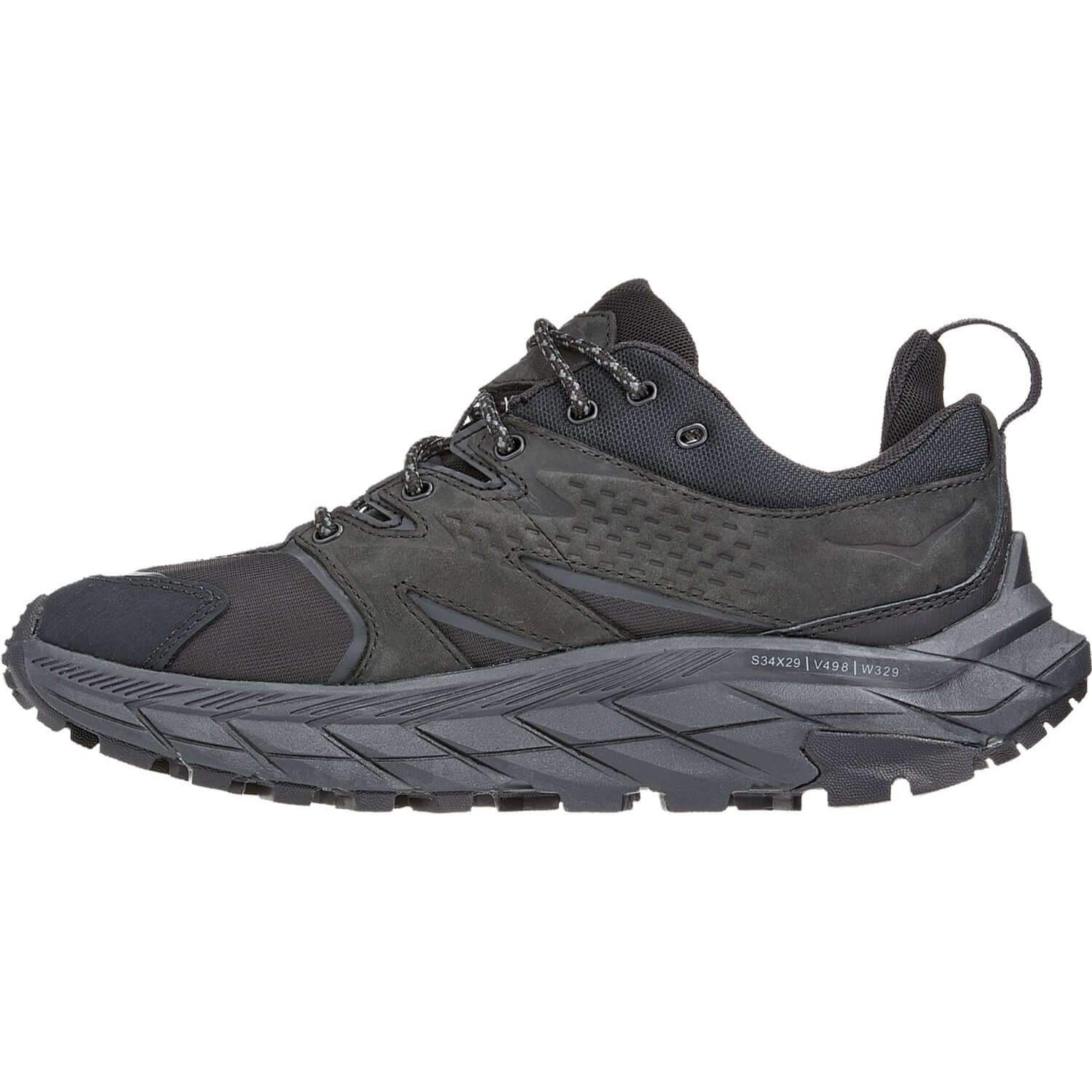 Women's Hoka Anacapa Low GTX Black/Black Nubuck