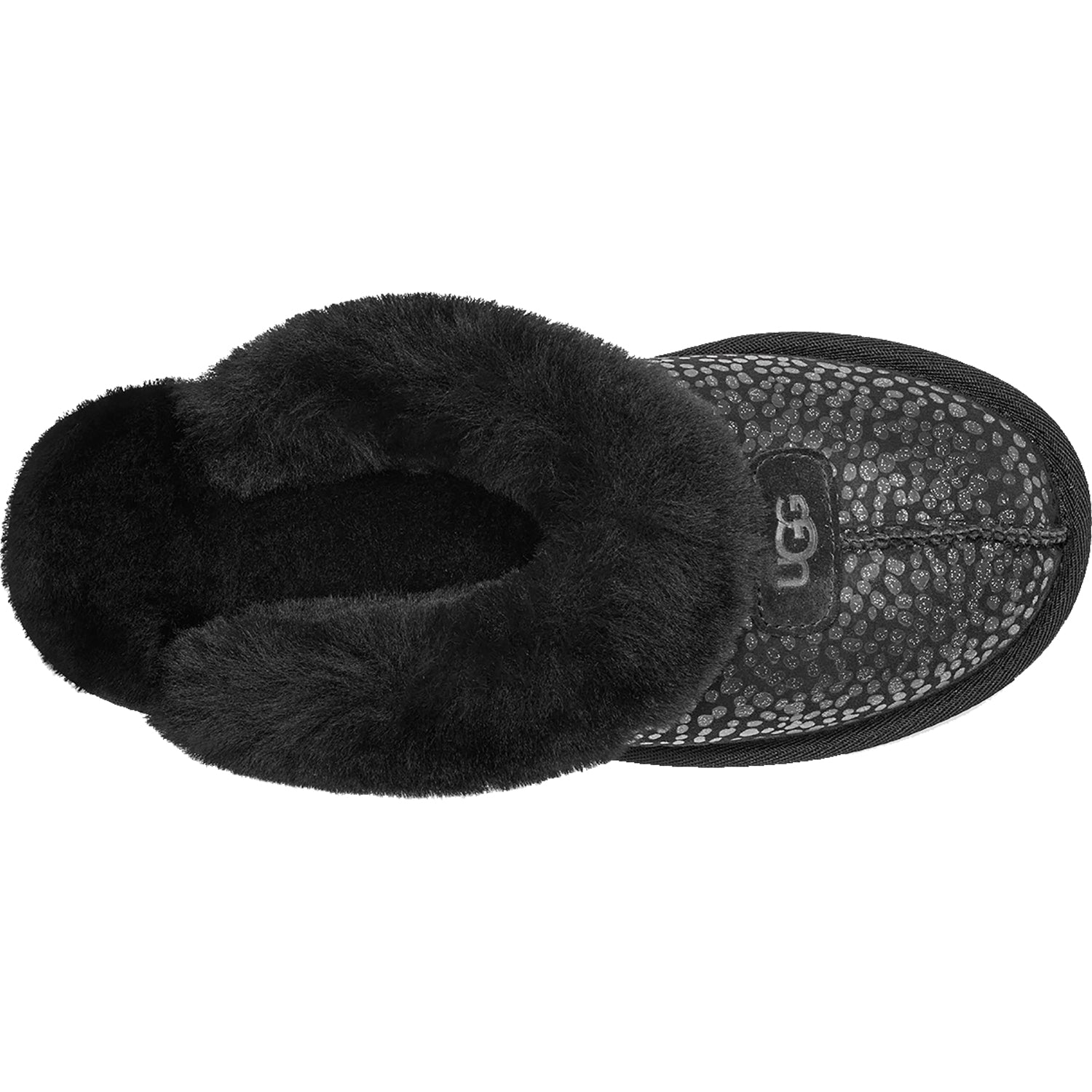 Women's UGG Coquette Sparkle Spots Black Sheepskin