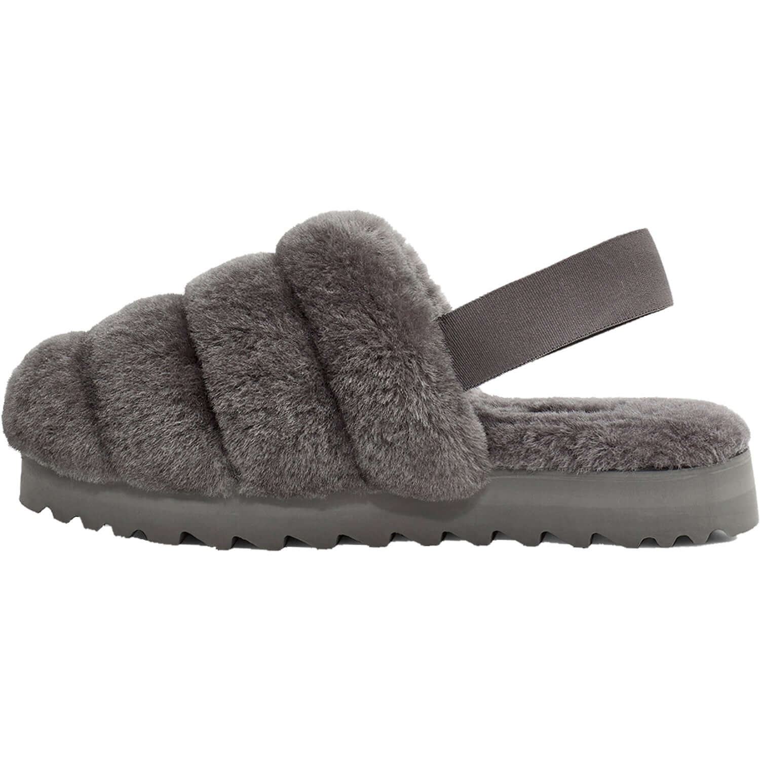 Women's UGG Super Fluff Charcoal Sheepskin