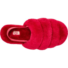 Women's UGG Super Fluff Ribbon Red Sheepskin