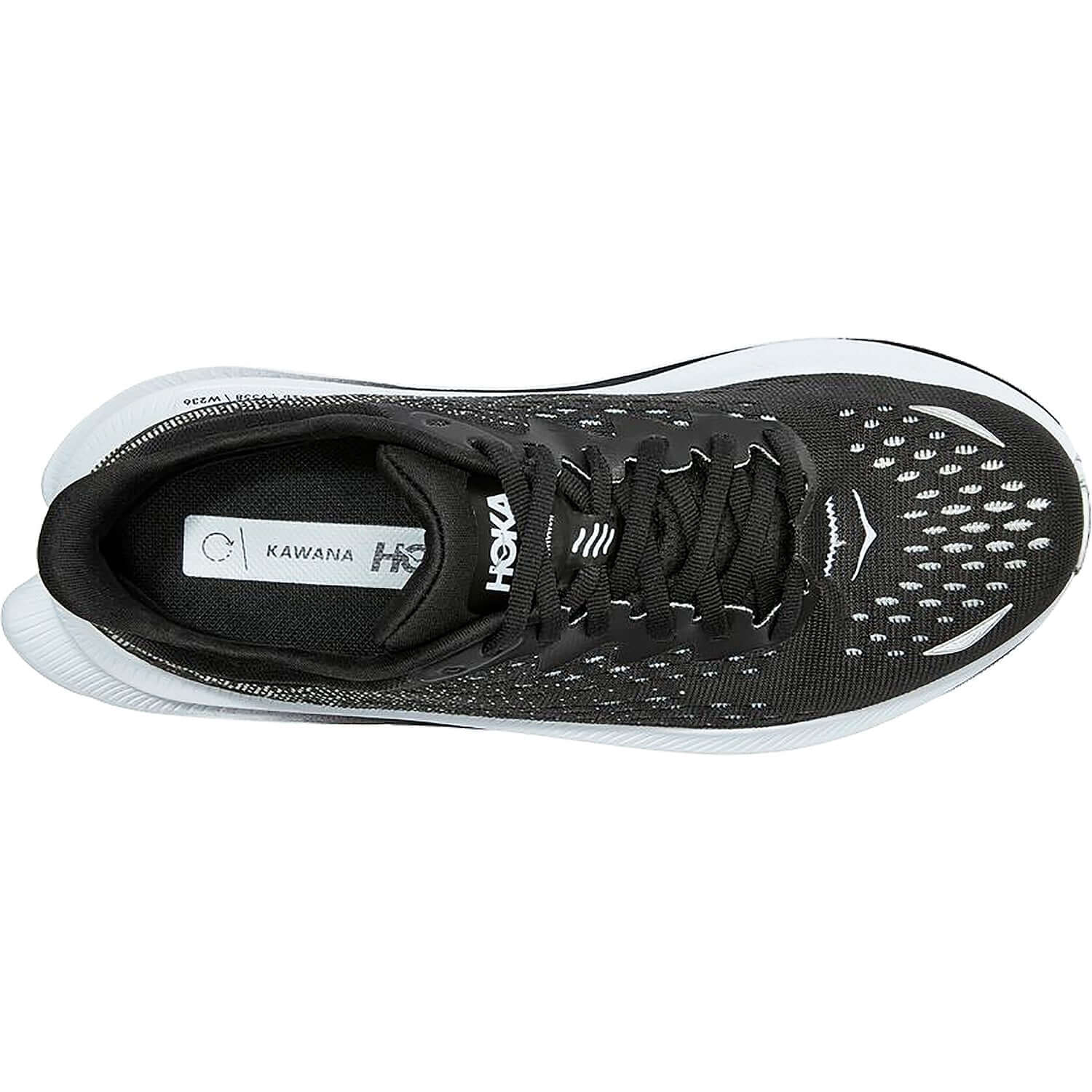 Women's Hoka One One Kawana Black/White Mesh