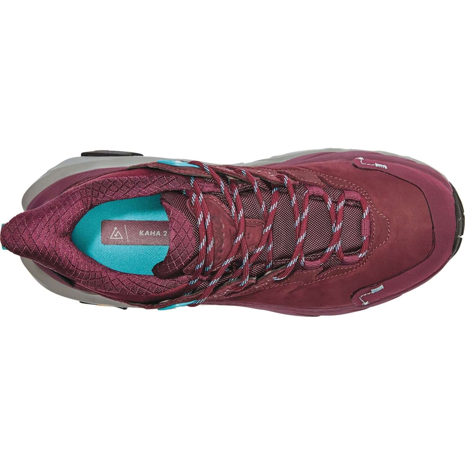 Women's Hoka Kaha 2 Low GTX Grape Wine/Coastal Shade Nubuck