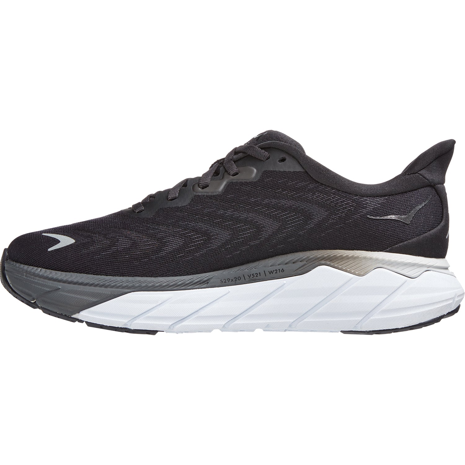 Women's Hoka Arahi 6 Black/White Mesh