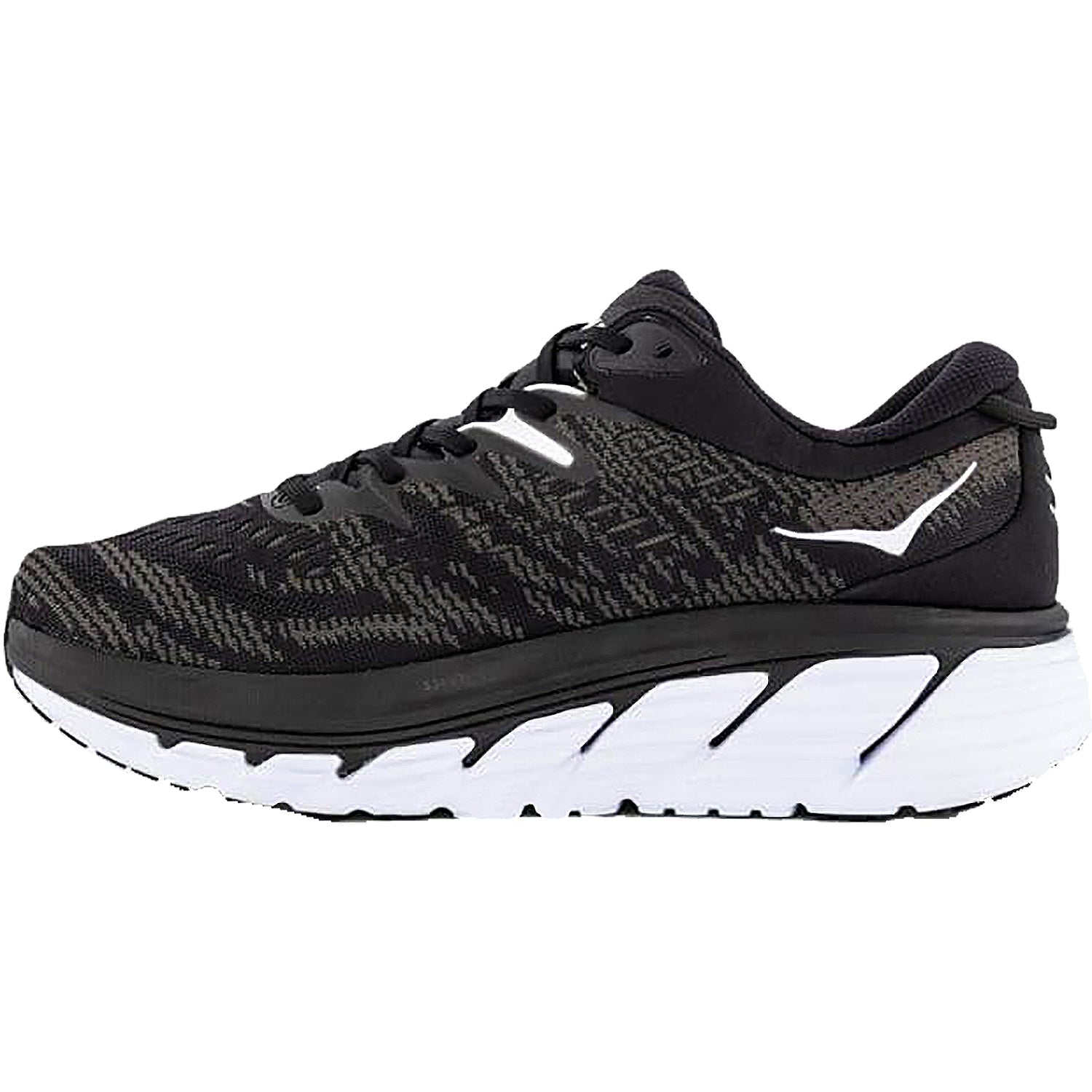 Women's Hoka Gaviota 4 Black/White Mesh