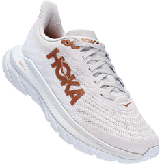 Women's Hoka Mach 5 White/Copper Mesh