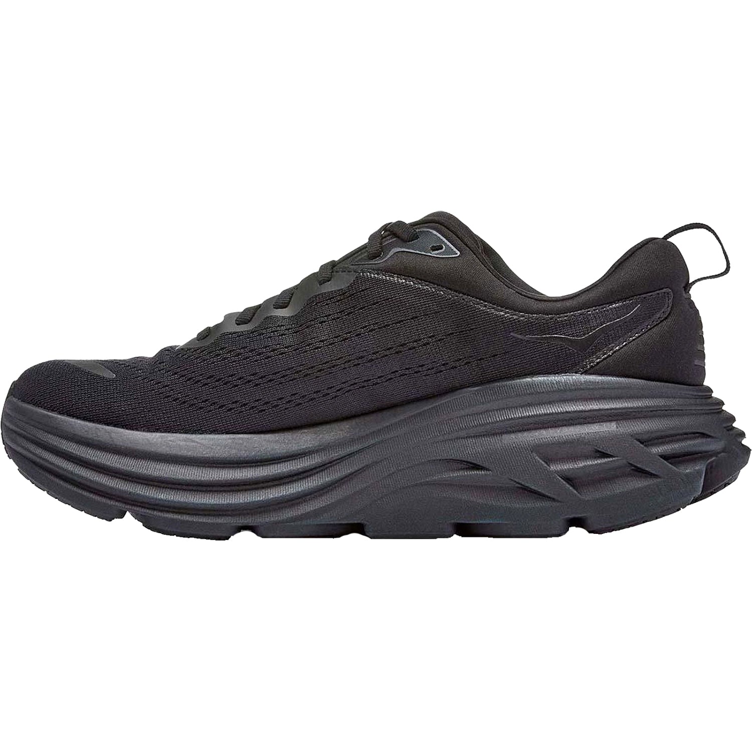 Women's Hoka Bondi 8 Black/Black Mesh