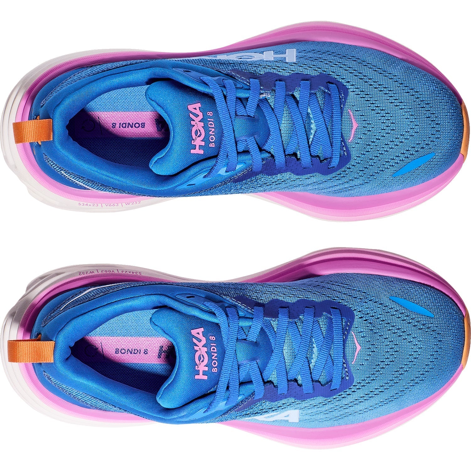 Women's Hoka Bondi 8 Coastal Sky/All Aboard Mesh