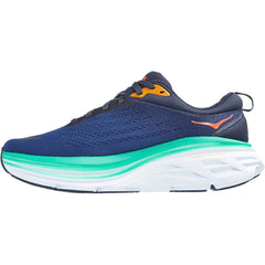 Women's Hoka Bondi 8 Outer Space/Bellwether Blue Mesh