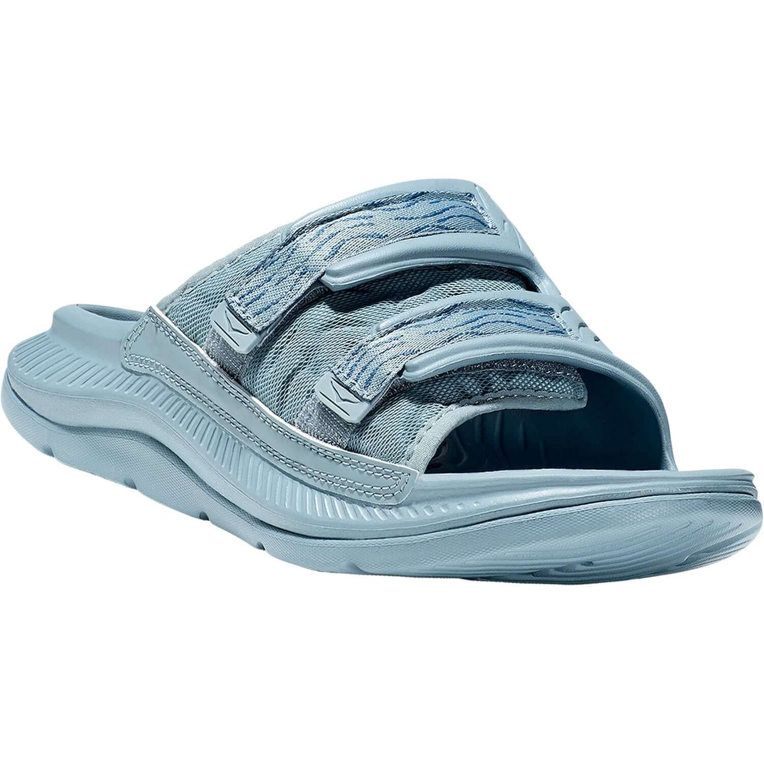 Unisex Hoka Ora Luxe Stone Blue/Blue Steel EVA