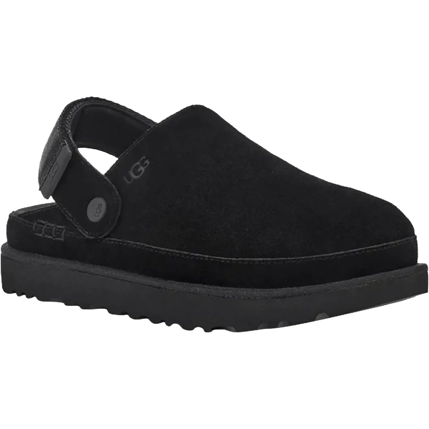 Women's UGG Goldenstar Clog Black Suede