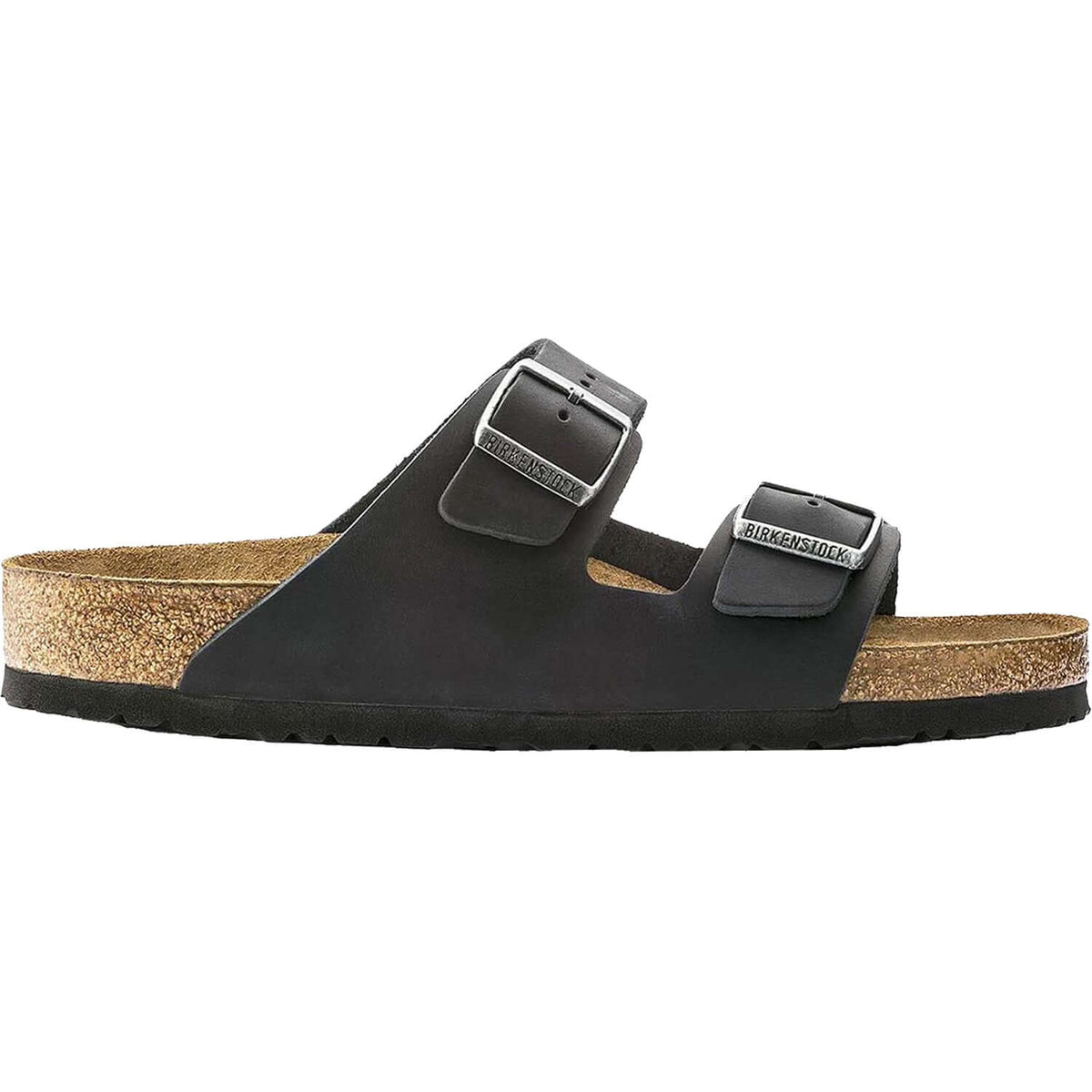 Unisex Birkenstock Arizona Soft Footbed Black Oiled Leather