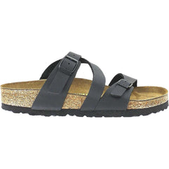 Women's Birkenstock Salina Black Birko Flor