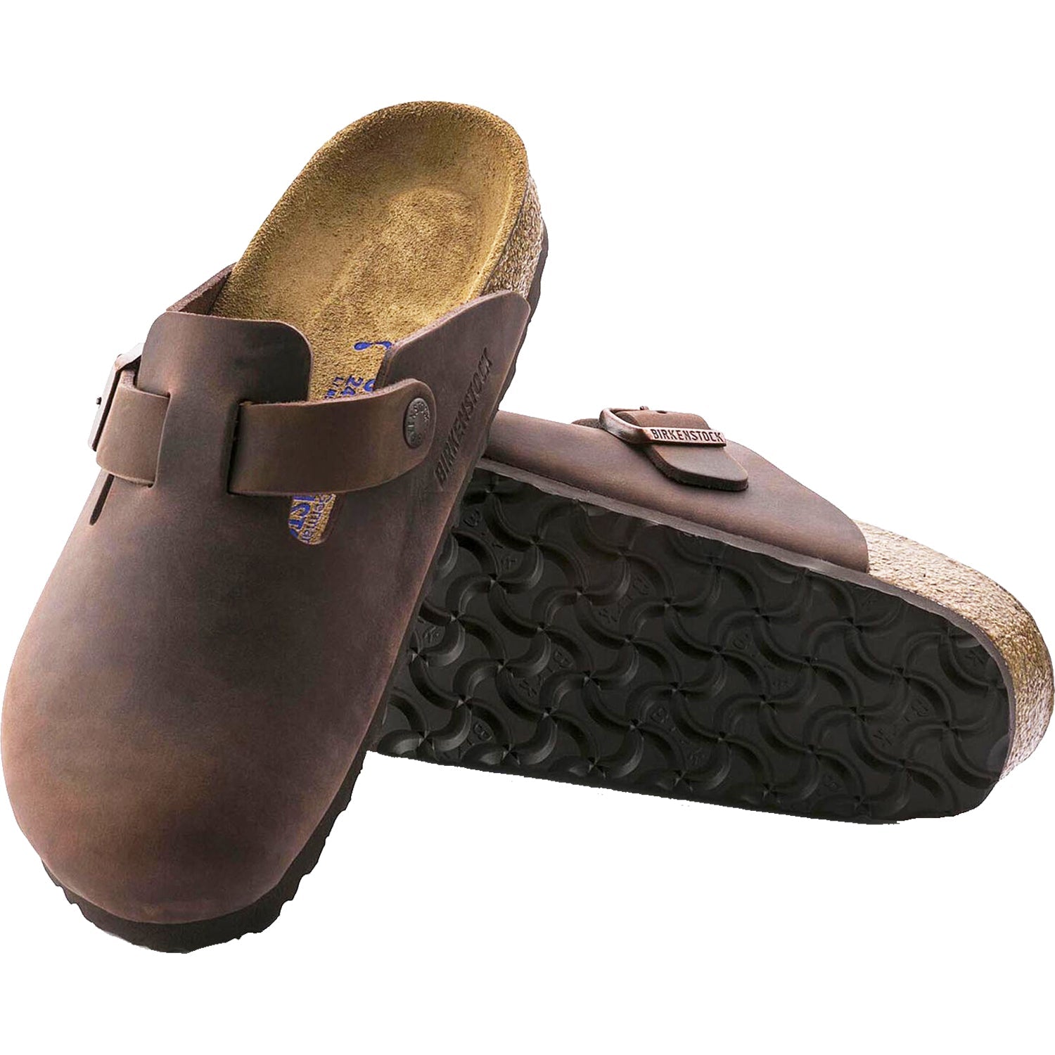 Unisex Birkenstock Boston Soft Footbed Habana Oiled Leather