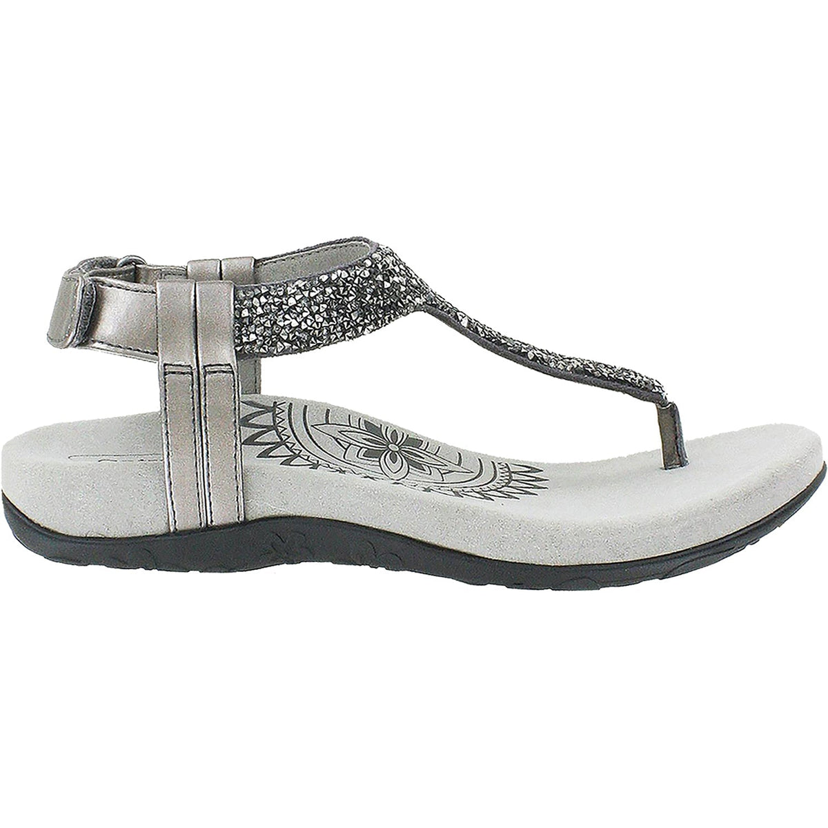 Women's Aetrex Jade Gunmetal Synthetic