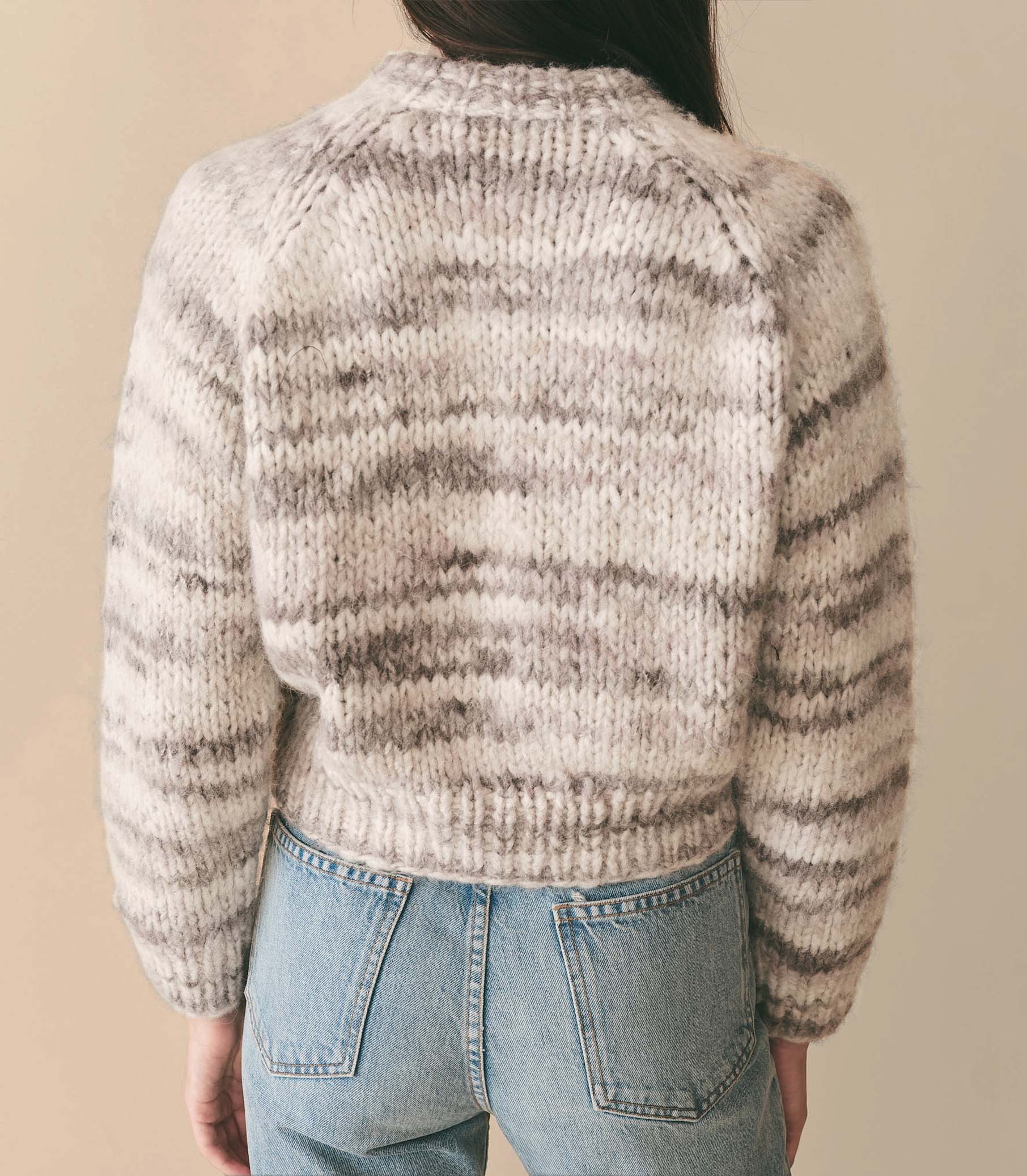 NEWBURY CARDIGAN -- BIRCH BARK SPACE DYE | FALL 23