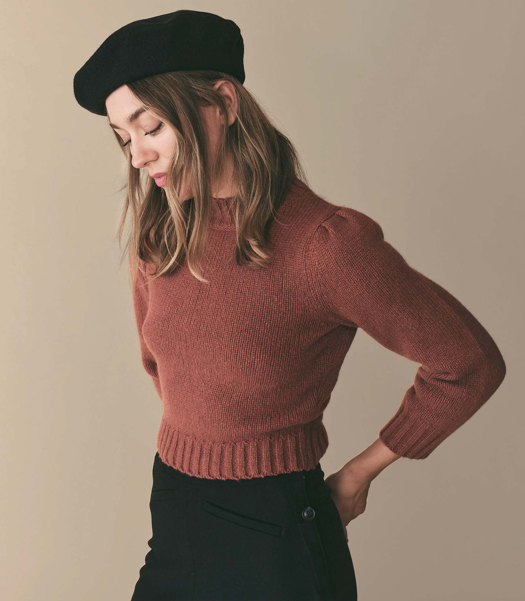 MAY SWEATER -- DUSTY ROSE | FALL 23