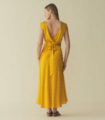 TAHLIA DRESS -- GOLDENROD HILLSIDE HEATHER | SPRING 24