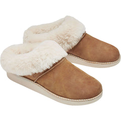 Women's OluKai Ku'i Tan Leather/Shearling