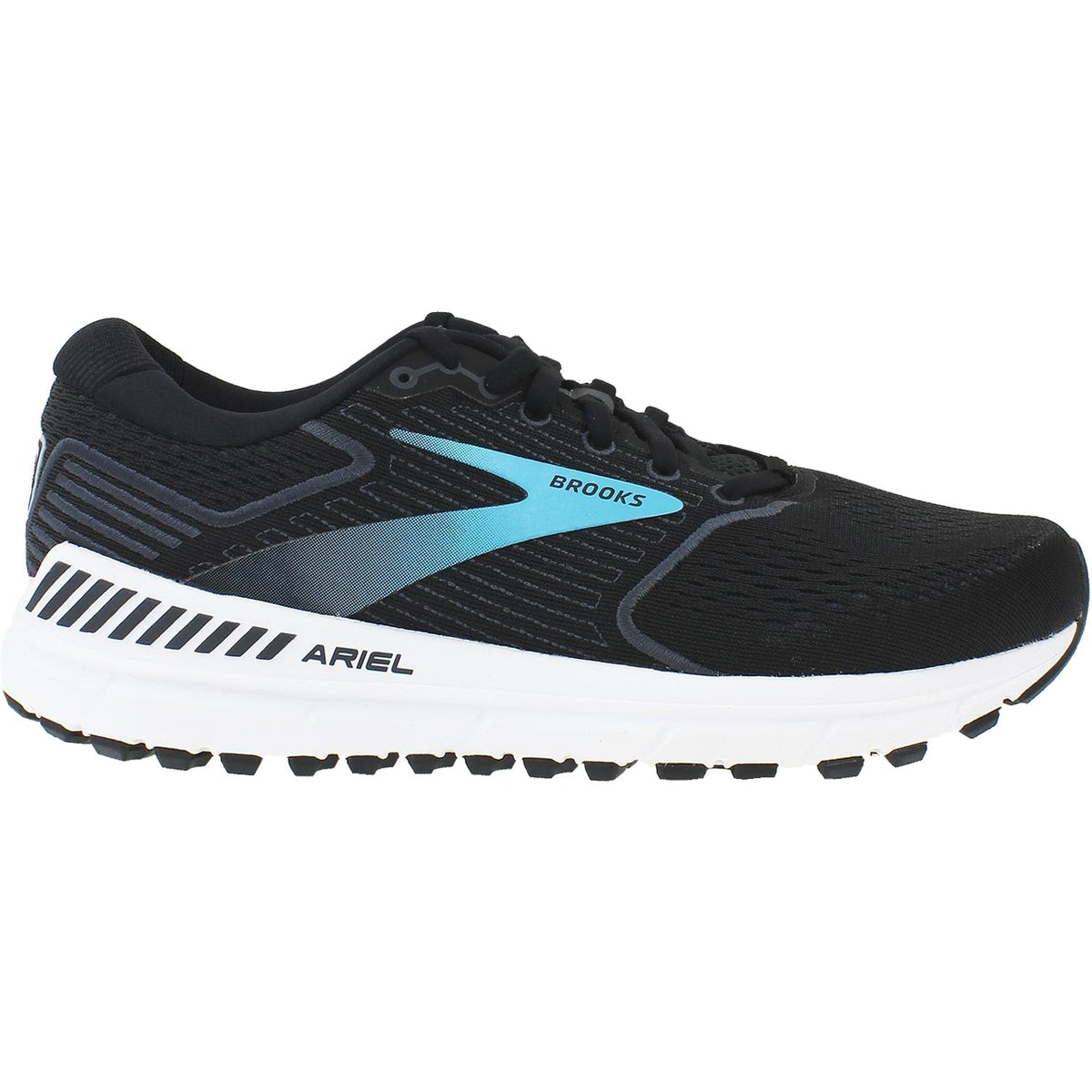 Women's Brooks Ariel 20 Black/Ebony/Blue Mesh