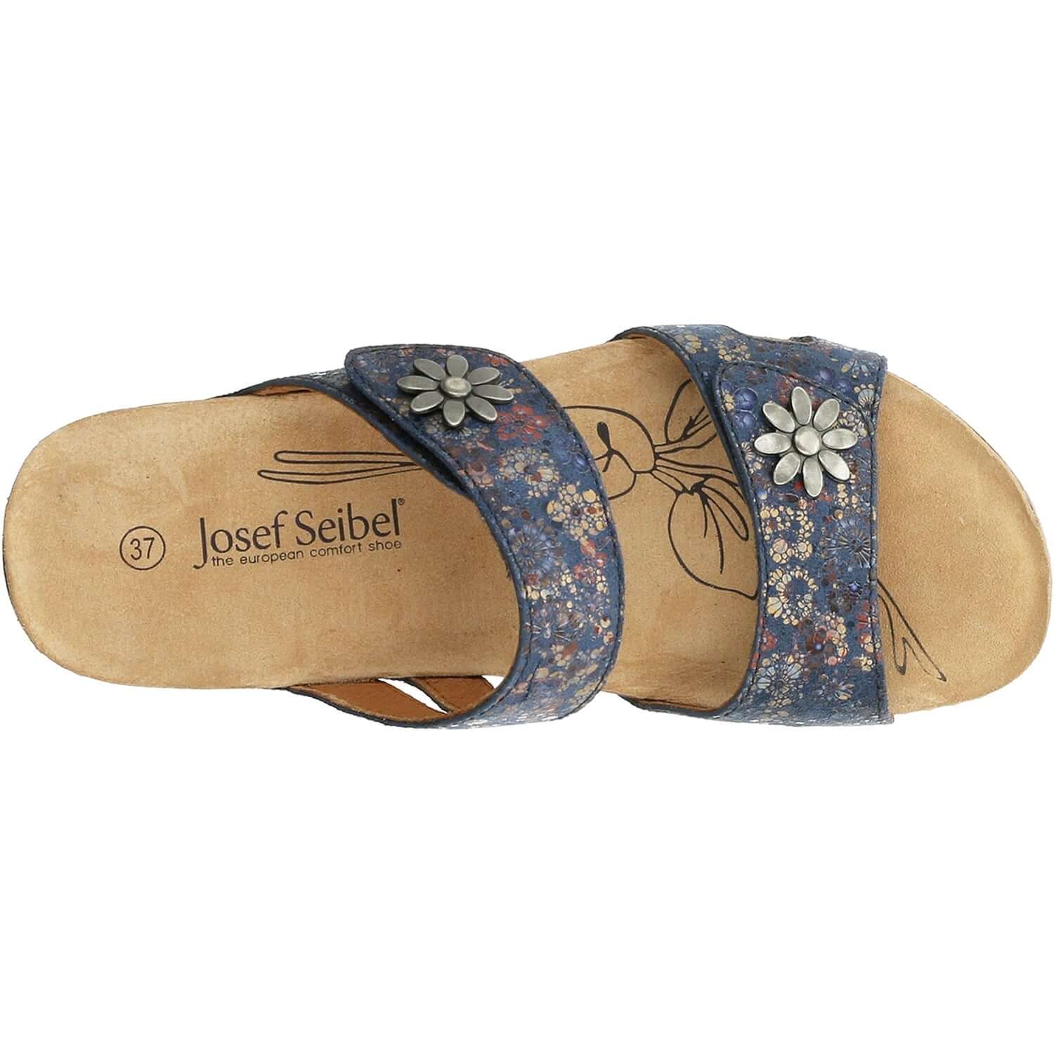 Women's Josef Seibel Tonga 04 Ocean Multi Leather