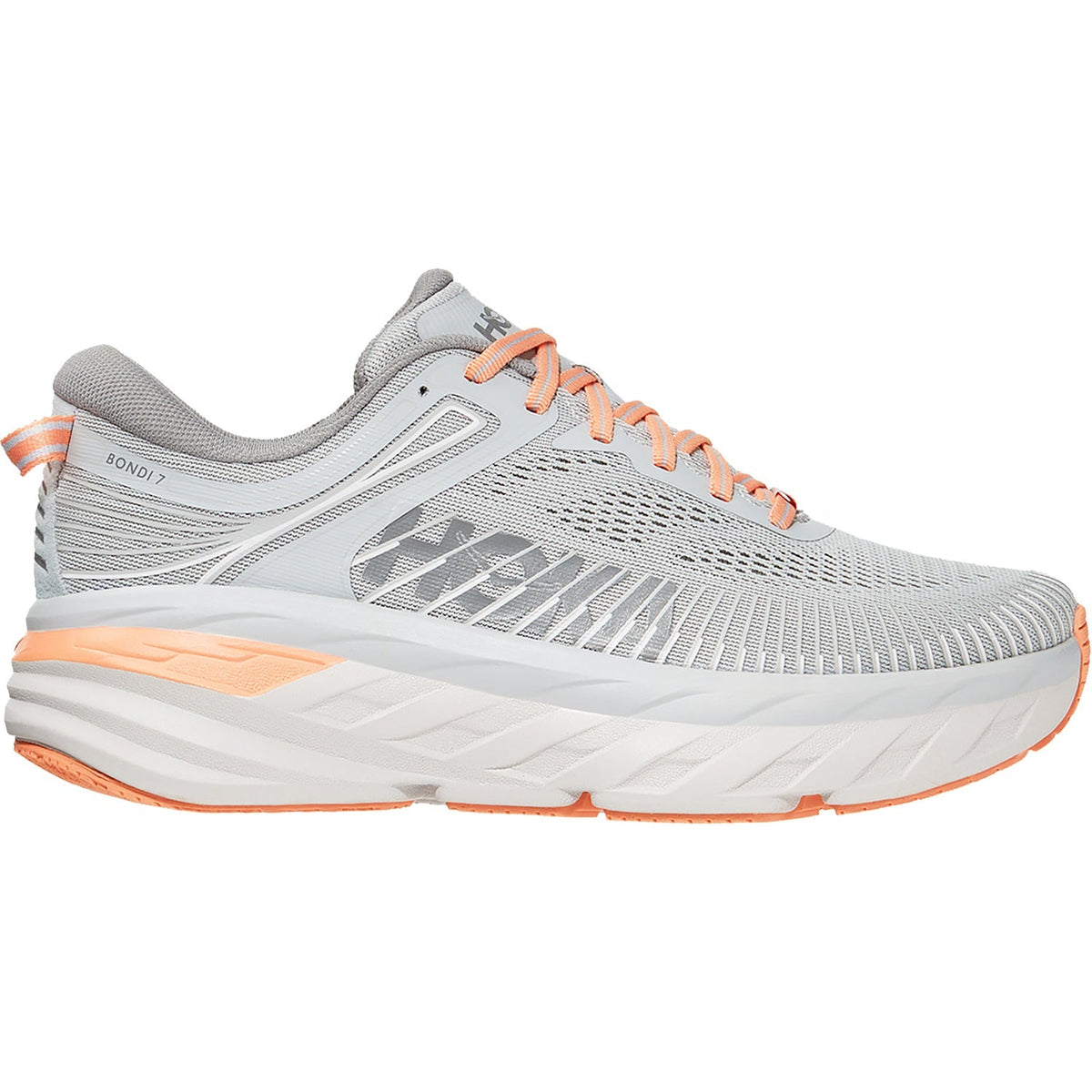 Women's Hoka One One Bondi 7 Harbor Mist/Sharkskin Mesh