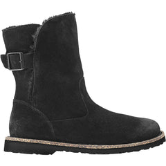 Women's Birkenstock Uppsala Black Suede/Black Shearling