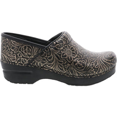 Women's Dansko Professional Black Antique Tooled Leather