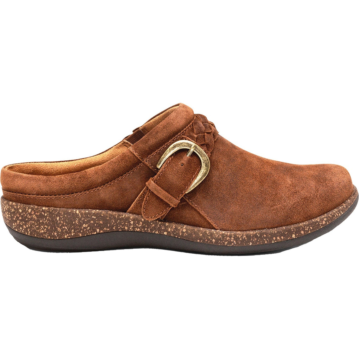 Women's Aetrex Libby Tobacco Suede