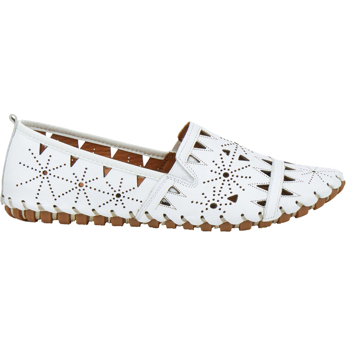 Women's Spring Step Fusaro White Leather