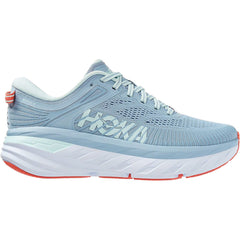 Women's Hoka Bondi 7 Blue Fog/Blue Glass Mesh