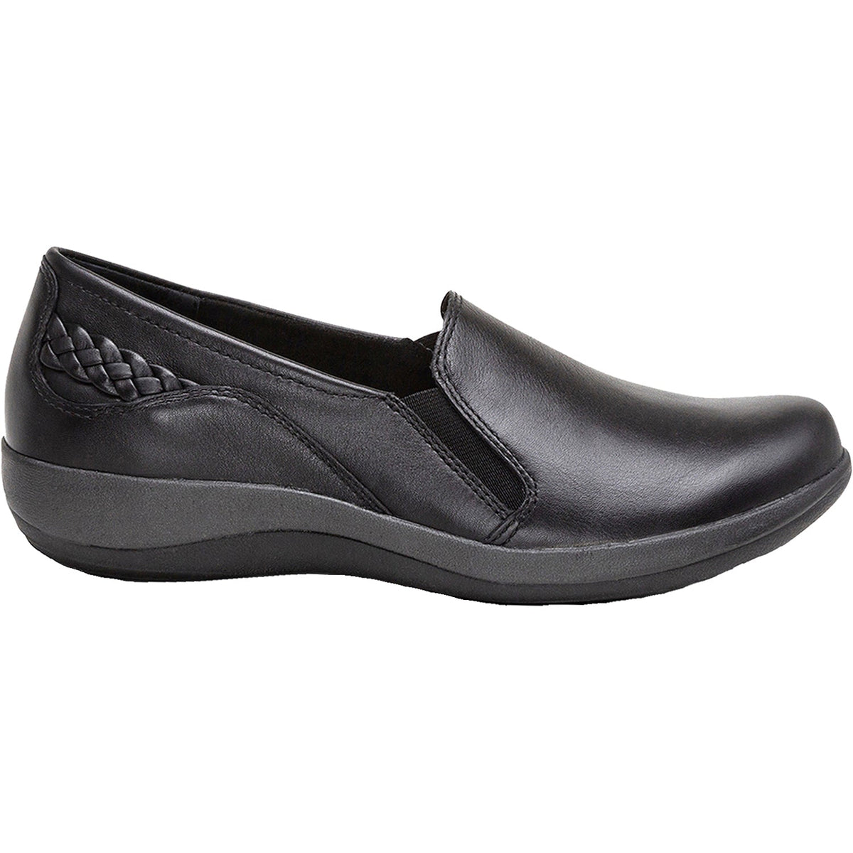 Women's Aetrex Trisha Black Leather