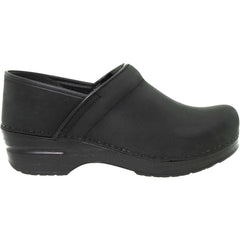 Women's Dansko Professional Clog Black Oiled Leather