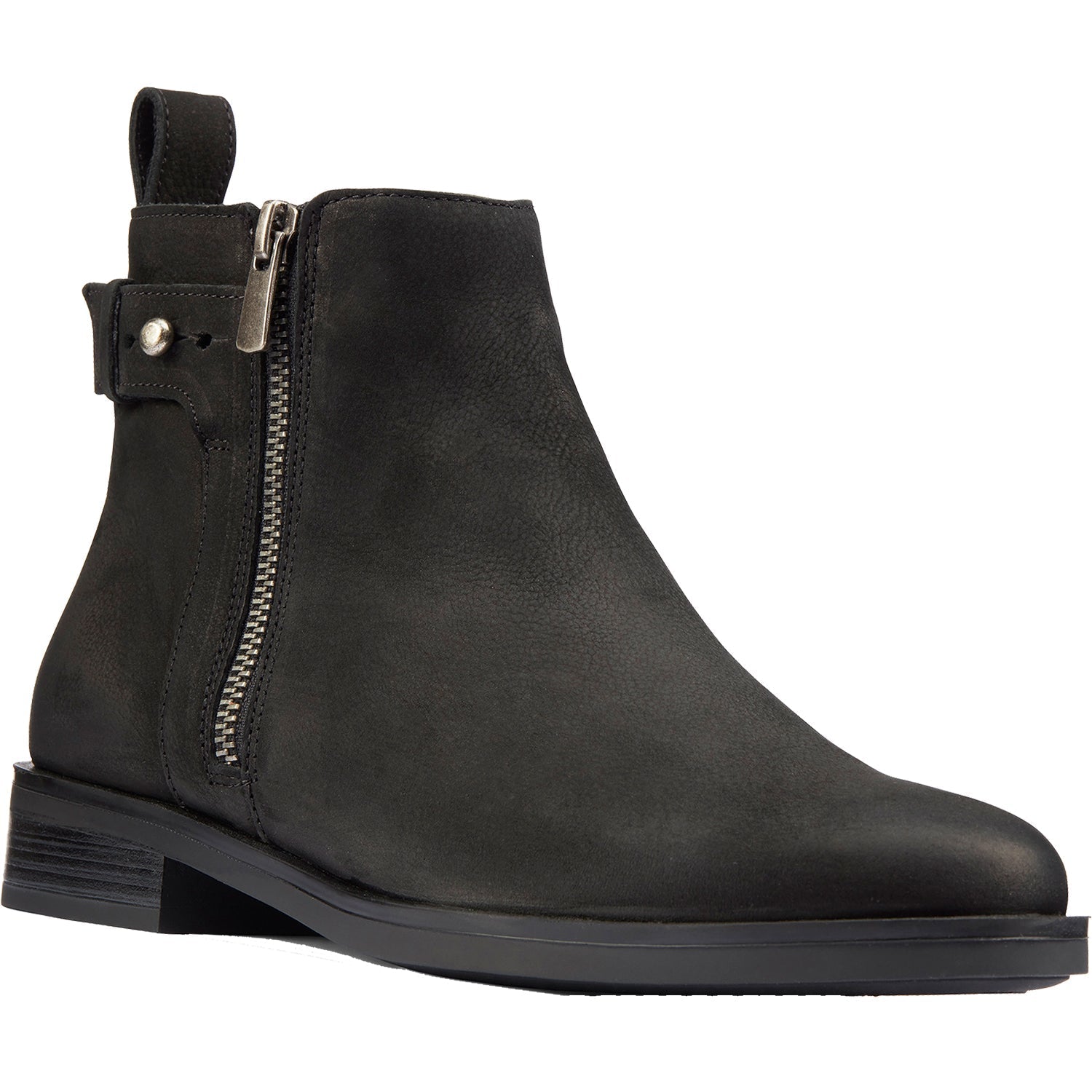 Women's Clarks Memi Lo Black Nubuck