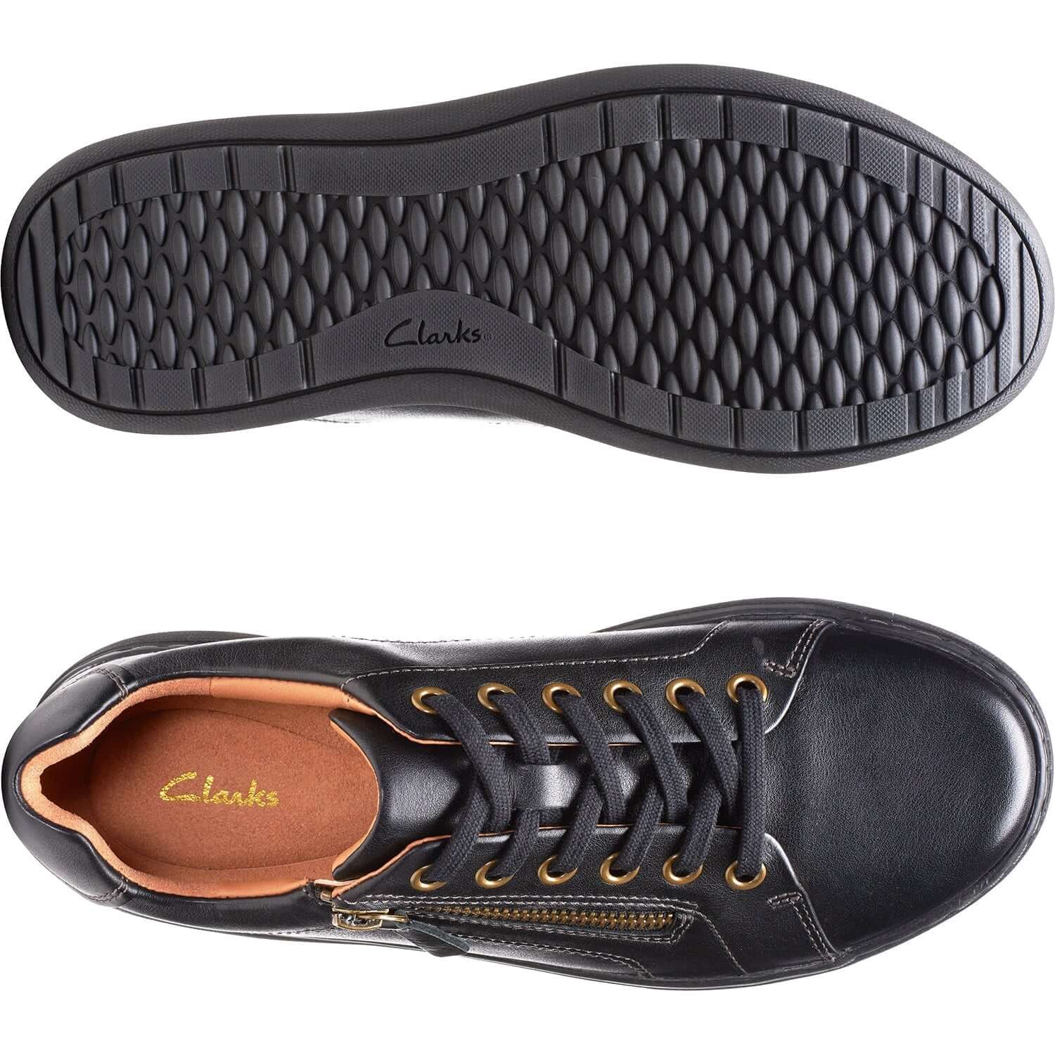 Women's Clarks Nalle Lace Black Leather