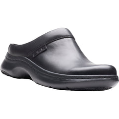 Women's Clarks Pro Clog Black Leather