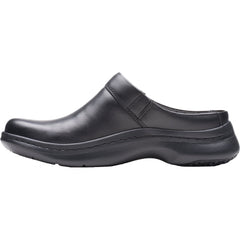 Women's Clarks Pro Clog Black Leather