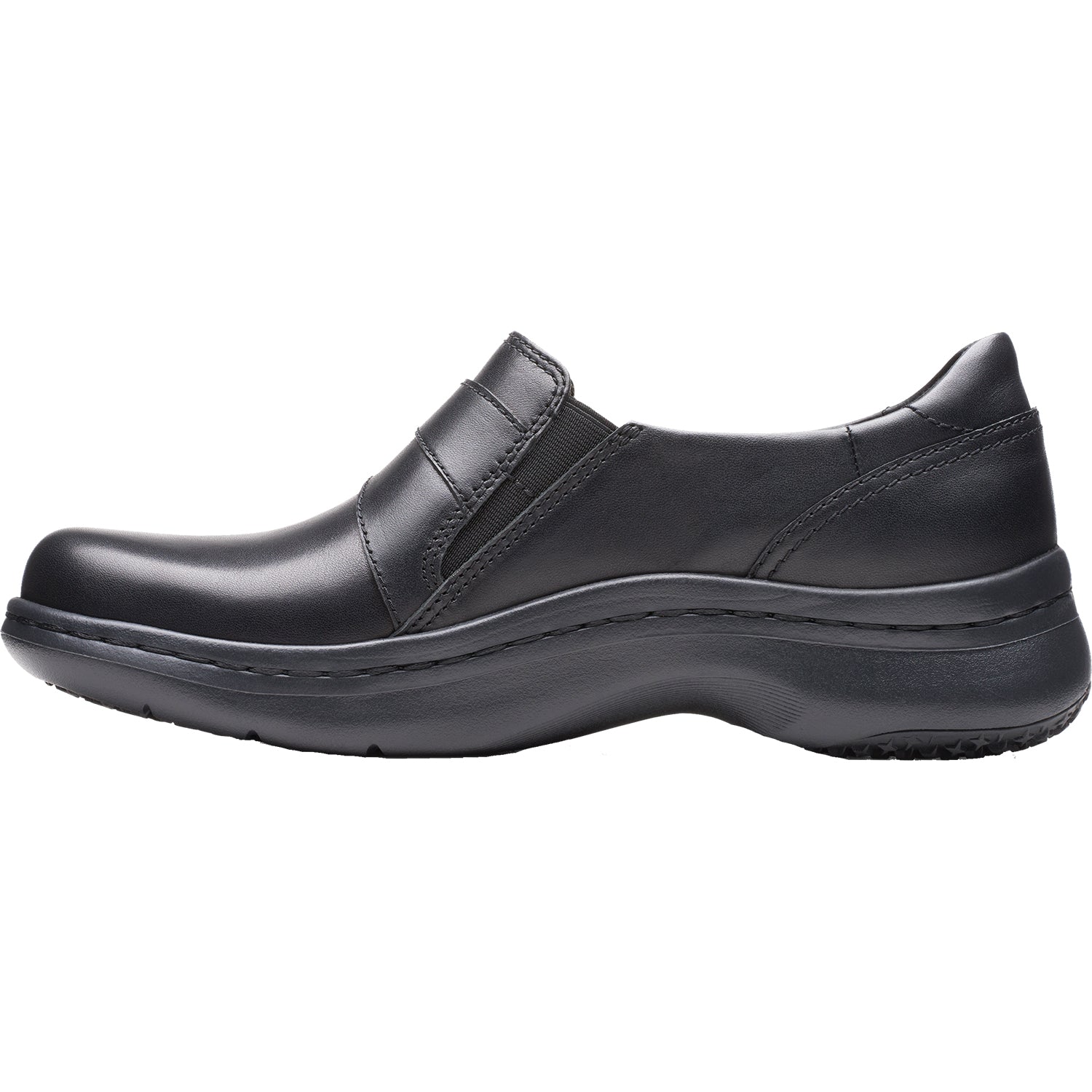 Women's Clarks Pro Sky Black Leather