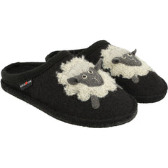 Women's Haflinger Lamby Black Wool