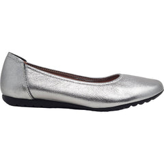 Women's Sabrinas London 33877 Pewter Metallic Leather