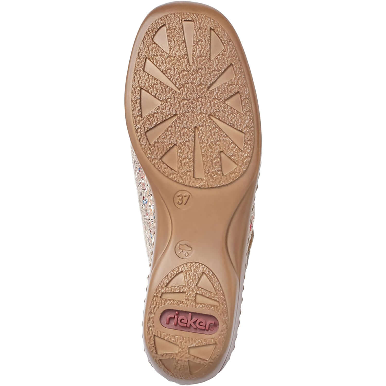 Women's Rieker 413J2-60 Doris J2 Beige Leather