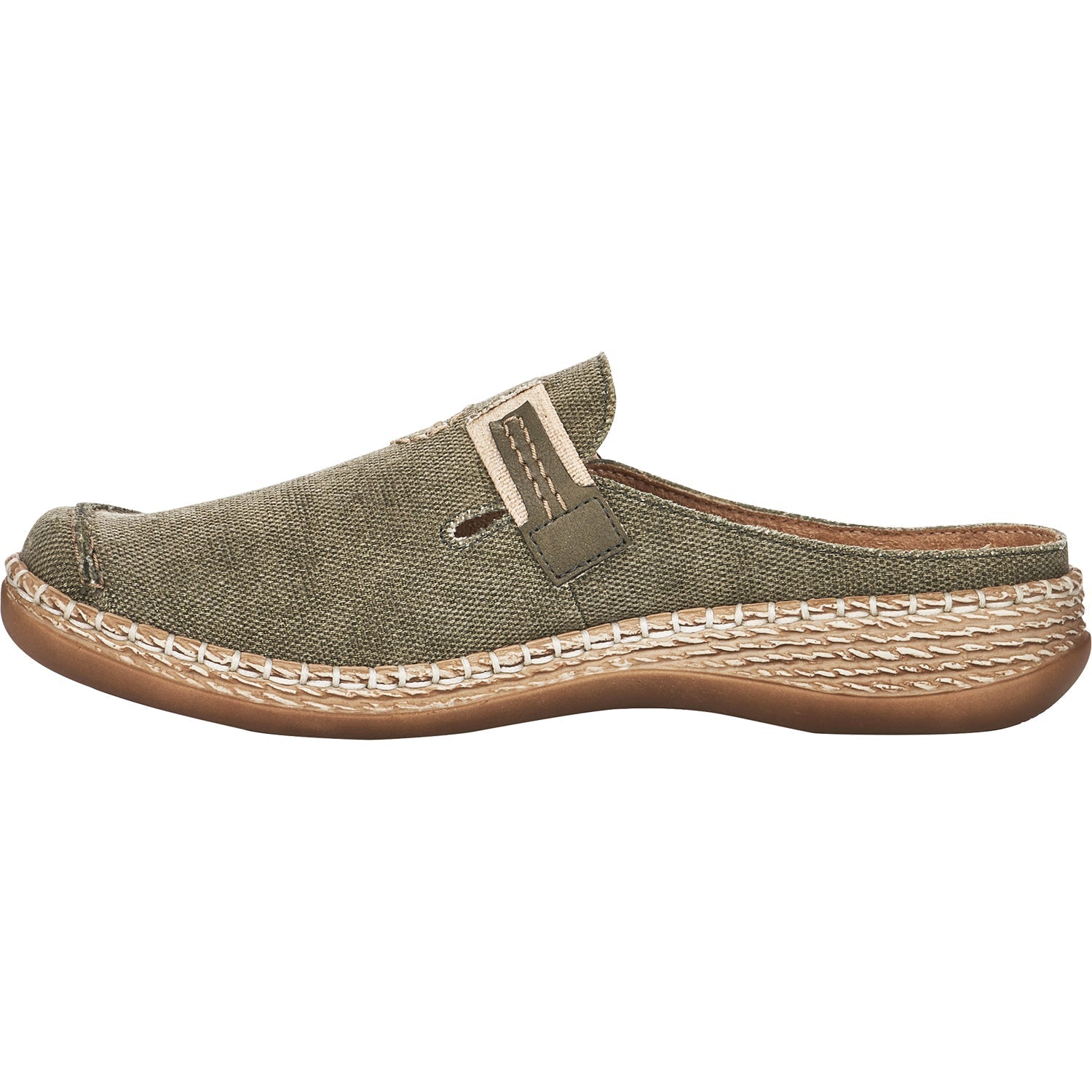 Women's Rieker 46493-54 Daisy 54 Pesto/Olive Fabric