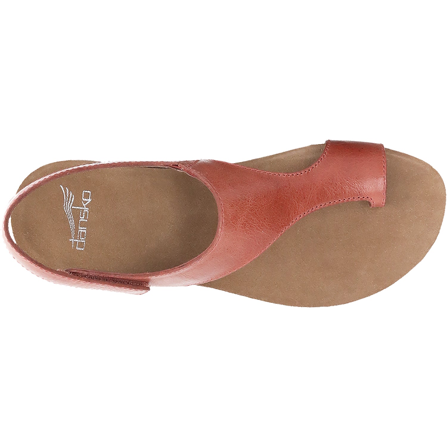 Women's Dansko Reece Orange Waxy Burnished Leather